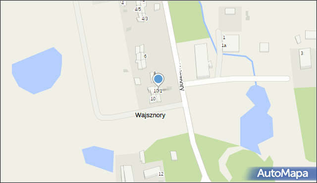 Wajsznory, Wajsznory, 10/1, mapa Wajsznory