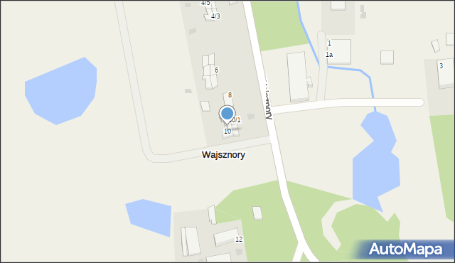 Wajsznory, Wajsznory, 10, mapa Wajsznory