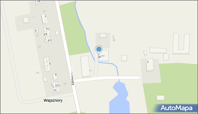 Wajsznory, Wajsznory, 1a, mapa Wajsznory