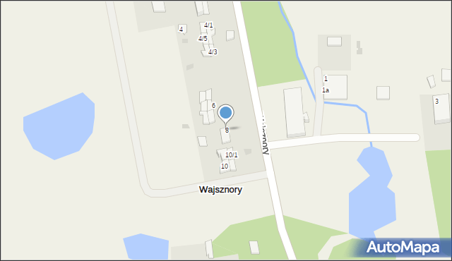 Wajsznory, Wajsznory, 8, mapa Wajsznory