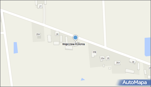 Wąkczew, Wąkczew, 29, mapa Wąkczew