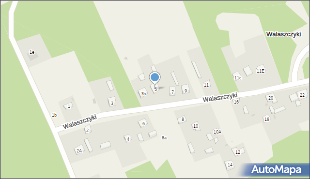 Walaszczyki, Walaszczyki, 5, mapa Walaszczyki