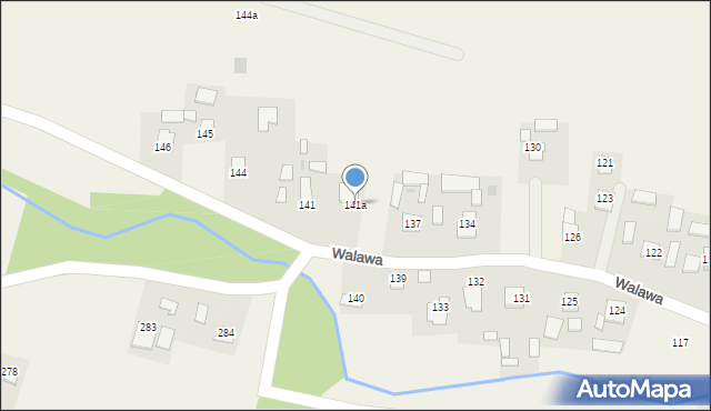 Walawa, Walawa, 141a, mapa Walawa