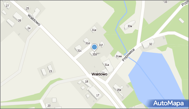 Wałdowo, Wałdowo, 31b, mapa Wałdowo