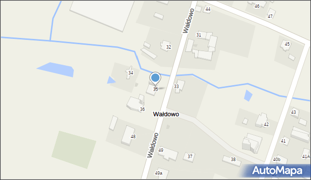 Wałdowo, Wałdowo, 35, mapa Wałdowo