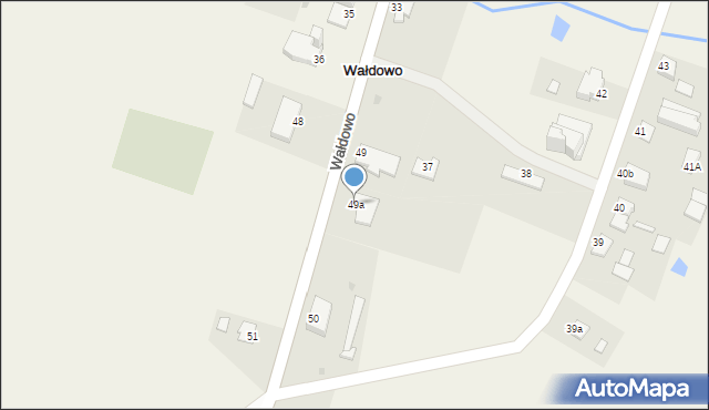 Wałdowo, Wałdowo, 49a, mapa Wałdowo