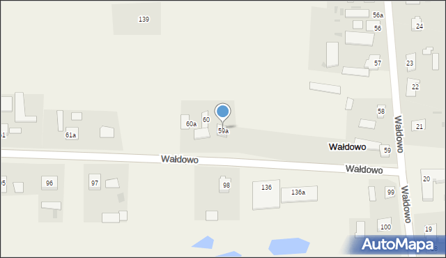 Wałdowo, Wałdowo, 59a, mapa Wałdowo