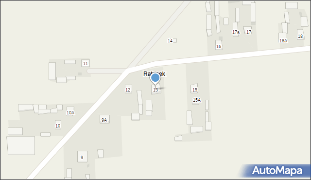 Walentynów, Walentynów, 13, mapa Walentynów