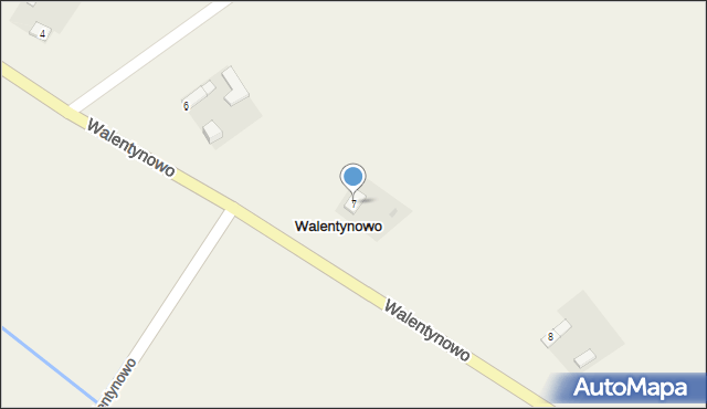 Walentynowo, Walentynowo, 7, mapa Walentynowo