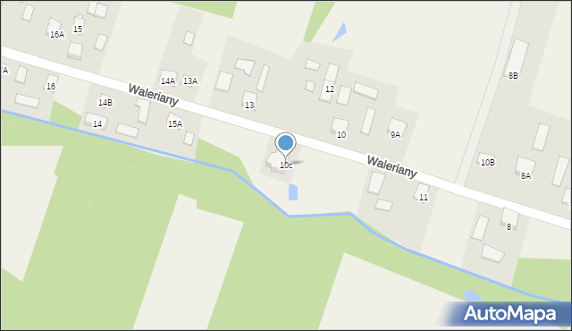 Waleriany, Waleriany, 10c, mapa Waleriany