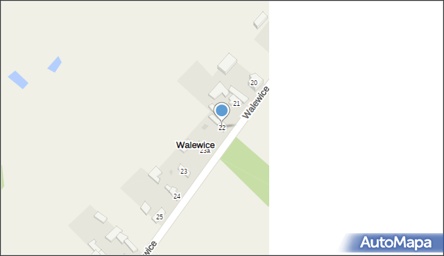 Walewice, Walewice, 22, mapa Walewice