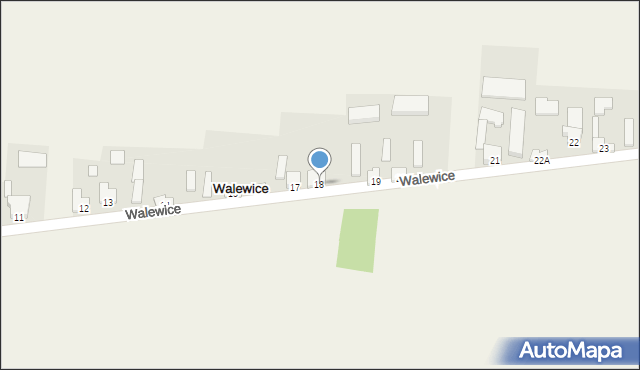 Walewice, Walewice, 18, mapa Walewice