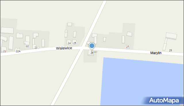 Walewice, Walewice, 26, mapa Walewice