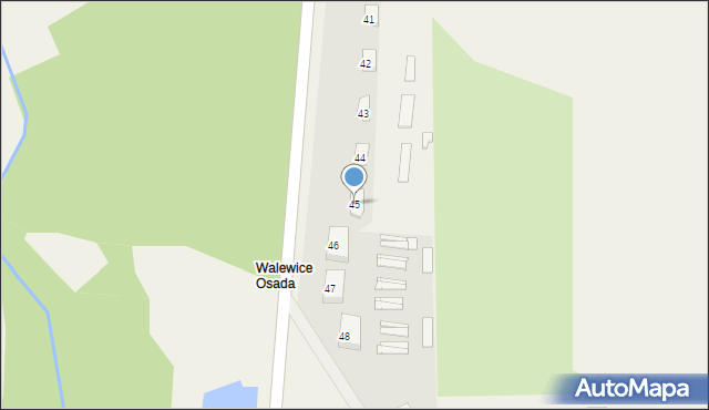 Walewice, Walewice, 45, mapa Walewice