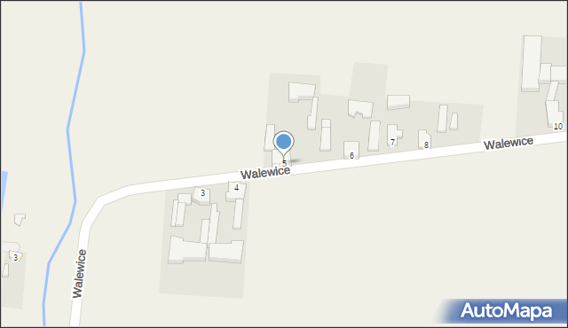 Walewice, Walewice, 5, mapa Walewice