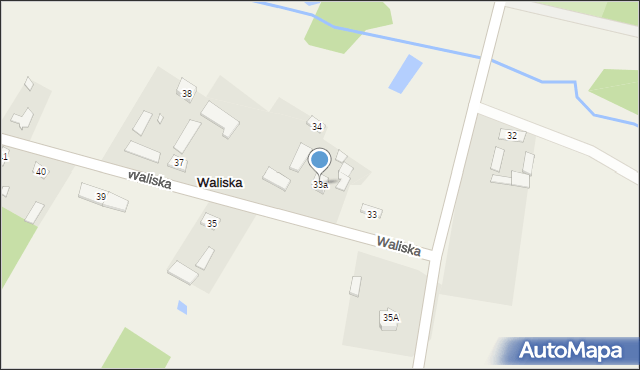 Waliska, Waliska, 33a, mapa Waliska