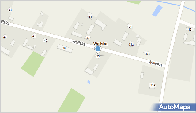 Waliska, Waliska, 35, mapa Waliska