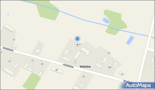 Waliska, Waliska, 38, mapa Waliska