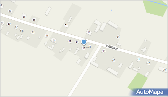 Waliska, Waliska, 47, mapa Waliska