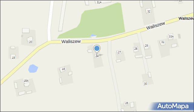 Waliszew, Waliszew, 24, mapa Waliszew