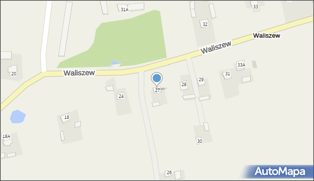 Waliszew, Waliszew, 27, mapa Waliszew