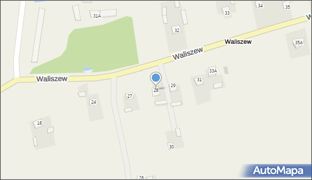 Waliszew, Waliszew, 28, mapa Waliszew