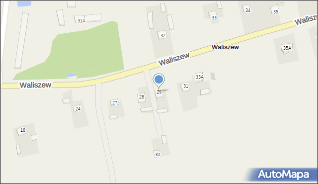 Waliszew, Waliszew, 29, mapa Waliszew