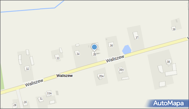 Waliszew, Waliszew, 35, mapa Waliszew