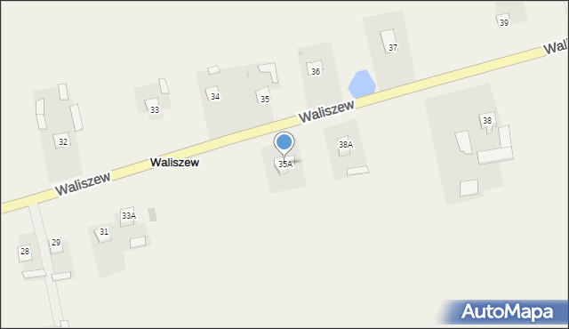 Waliszew, Waliszew, 35A, mapa Waliszew