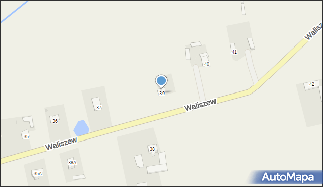 Waliszew, Waliszew, 39, mapa Waliszew