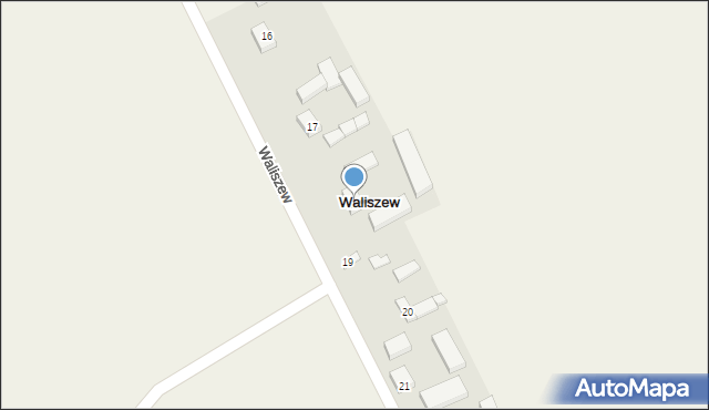 Waliszew, Waliszew, 18, mapa Waliszew