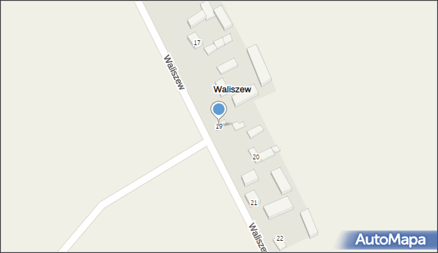 Waliszew, Waliszew, 19, mapa Waliszew