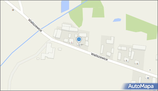 Waliszewice, Waliszewice, 2, mapa Waliszewice