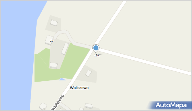 Waliszewo, Waliszewo, 19A, mapa Waliszewo