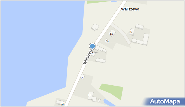 Waliszewo, Waliszewo, 6, mapa Waliszewo