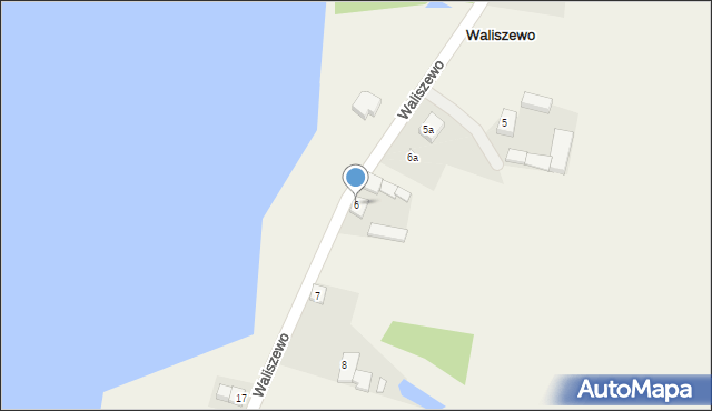 Waliszewo, Waliszewo, 6, mapa Waliszewo