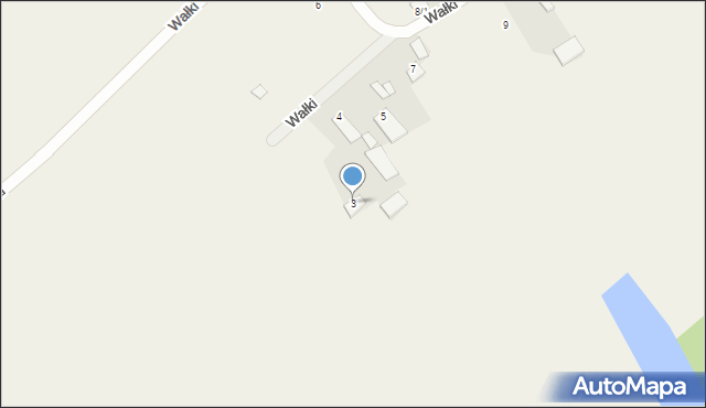 Wałki, Wałki, 3, mapa Wałki