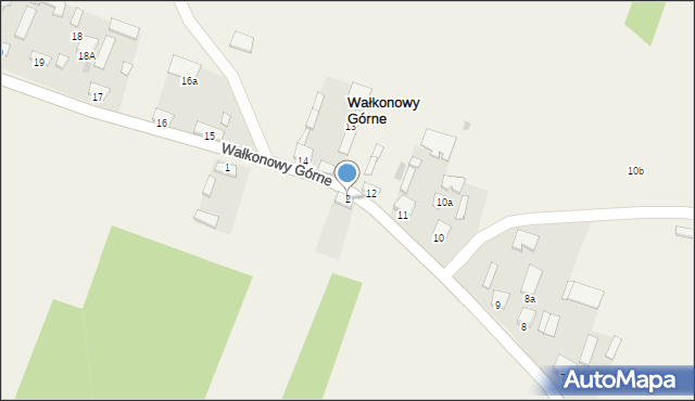 Wałkonowy Górne, Wałkonowy Górne, 2, mapa Wałkonowy Górne