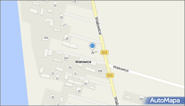 Wałowice, Wałowice, 29, mapa Wałowice