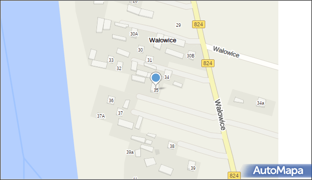 Wałowice, Wałowice, 35, mapa Wałowice