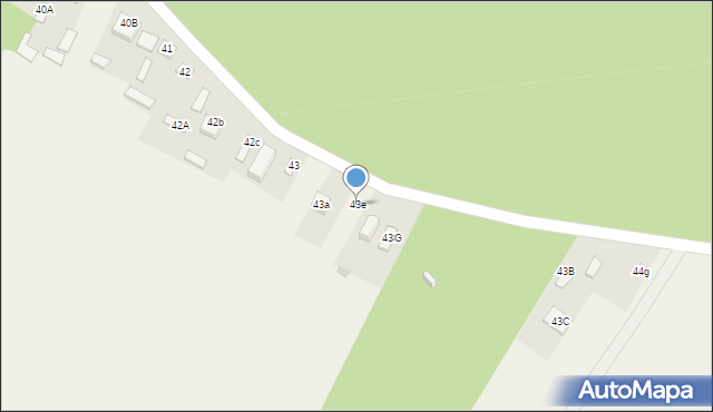 Wałsnów, Wałsnów, 43e, mapa Wałsnów