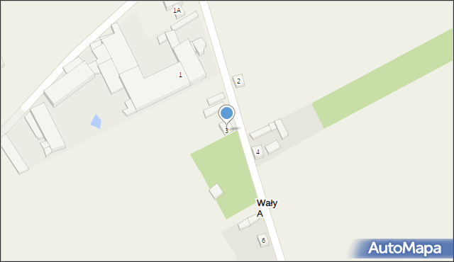 Wały A, Wały A, 3, mapa Wały A