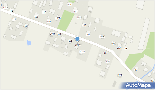 Wampierzów, Wampierzów, 103A, mapa Wampierzów