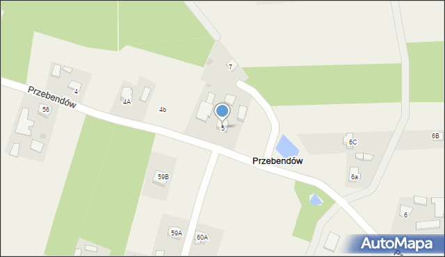 Wampierzów, Wampierzów, 5, mapa Wampierzów