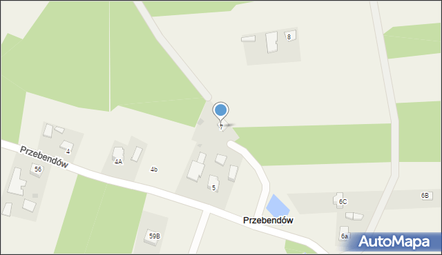 Wampierzów, Wampierzów, 7, mapa Wampierzów