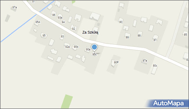 Wampierzów, Wampierzów, 90c, mapa Wampierzów