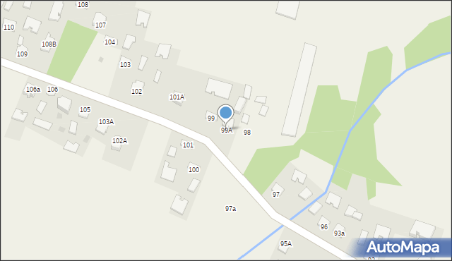 Wampierzów, Wampierzów, 99A, mapa Wampierzów