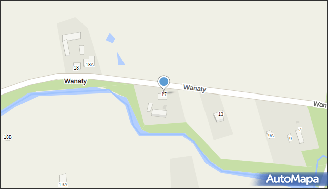 Wanaty, Wanaty, 17, mapa Wanaty