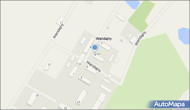 Wandajny, Wandajny, 4, mapa Wandajny