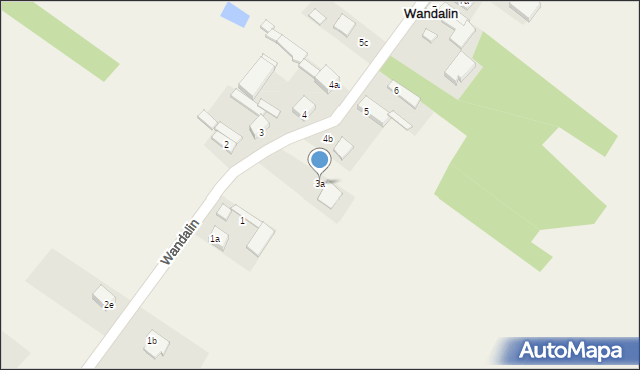 Wandalin, Wandalin, 3a, mapa Wandalin